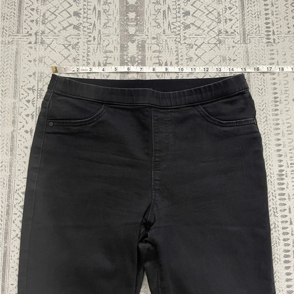 Simply‎ Vera by Vera Wang pull up charcoal jean leggings - Picture 2 of 6